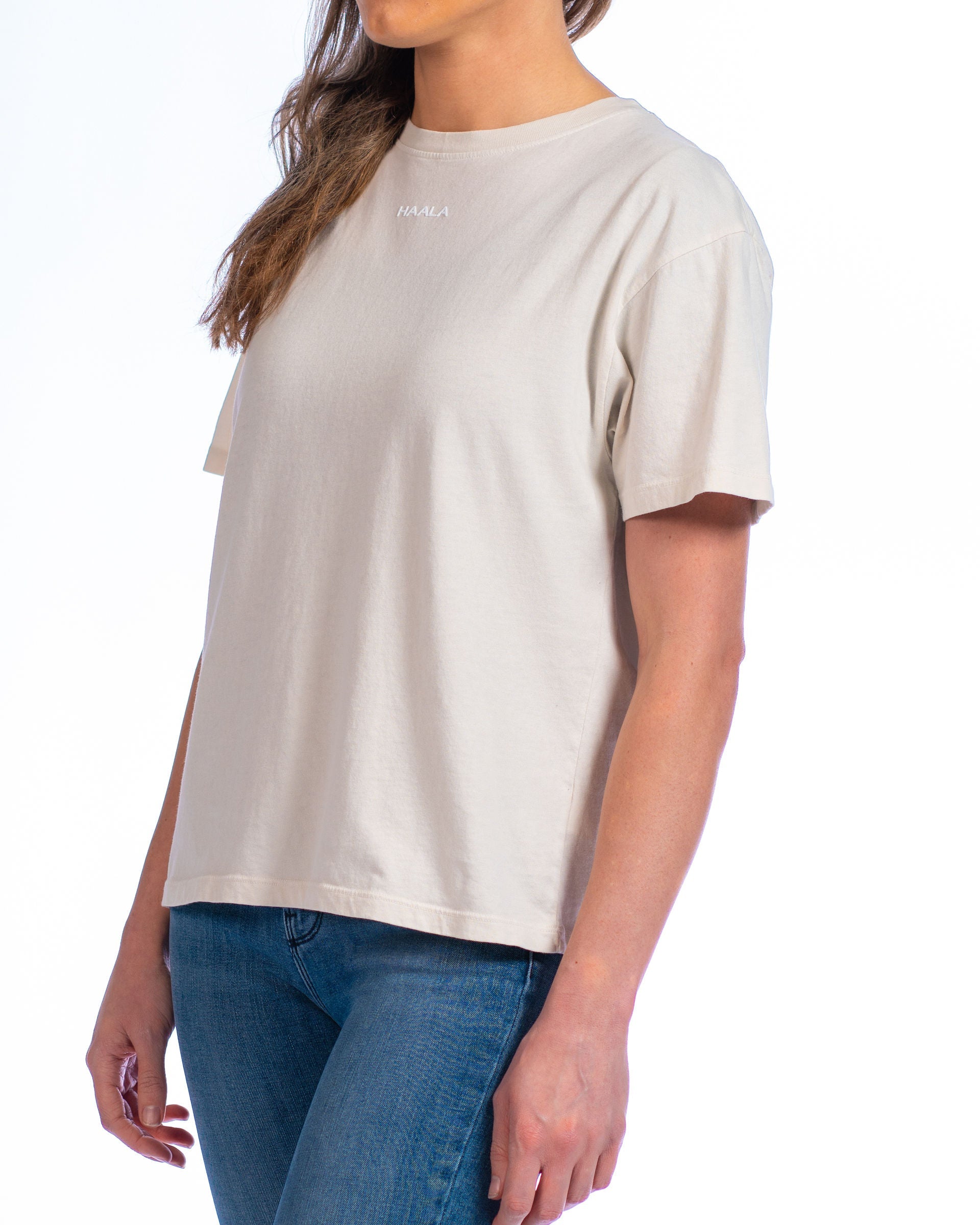 Relaxed Crew T-shirt : Bone White