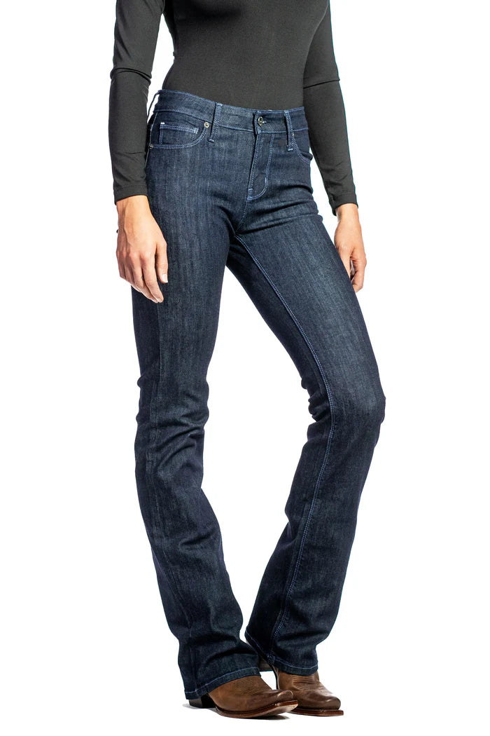 VENICE : BOOTCUT (MIDNIGHT) DUSK BLUE STITCH