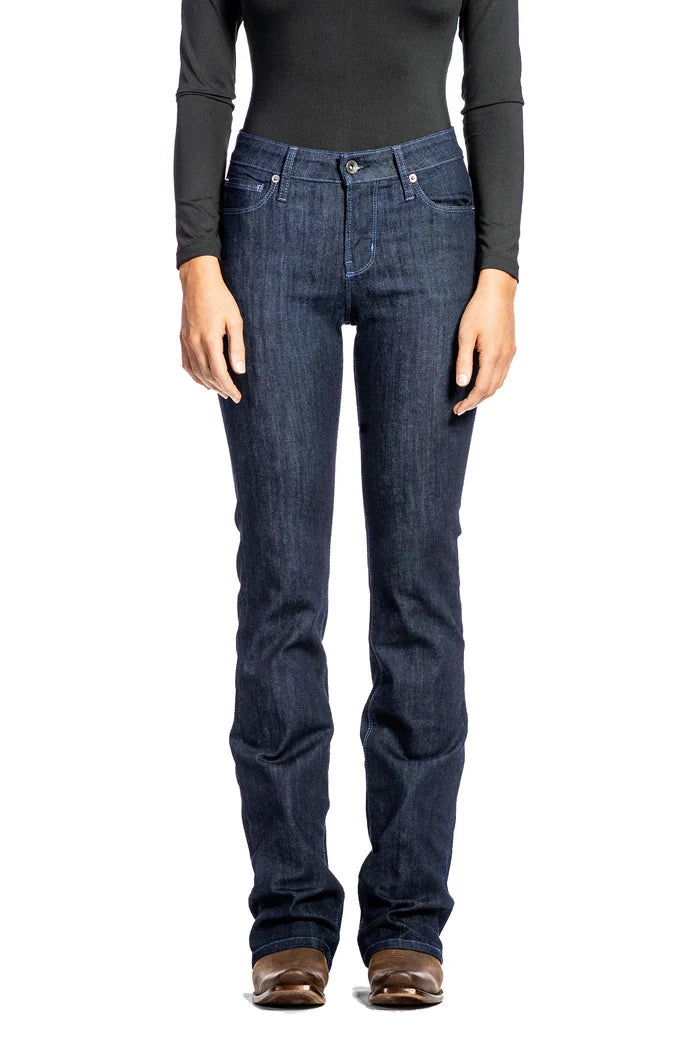 VENICE : BOOTCUT (MIDNIGHT) DUSK BLUE STITCH
