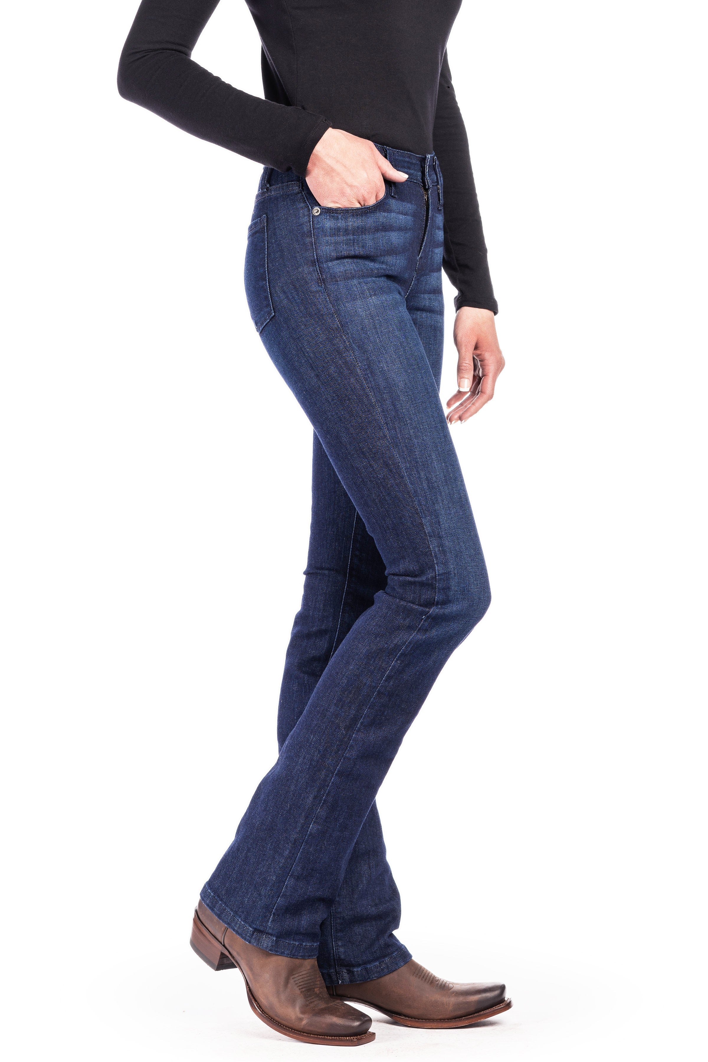 WESTERLY : Straight Leg (Deep Ocean) Navy Stitch