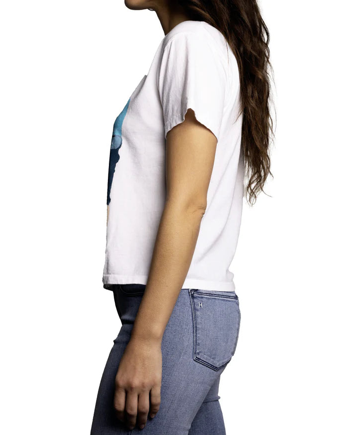 RELAXED CREW T-SHIRT : WATERCOLOR CACTUS