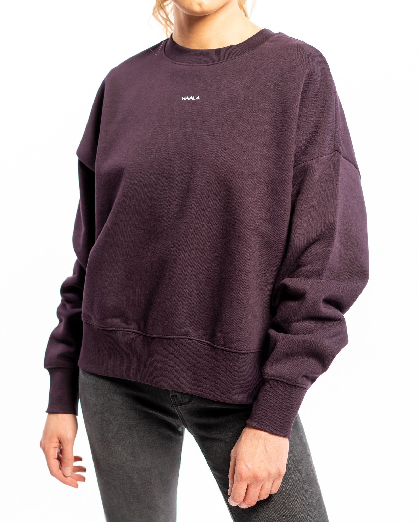 Heavy Crew Sweatshirt: Plum