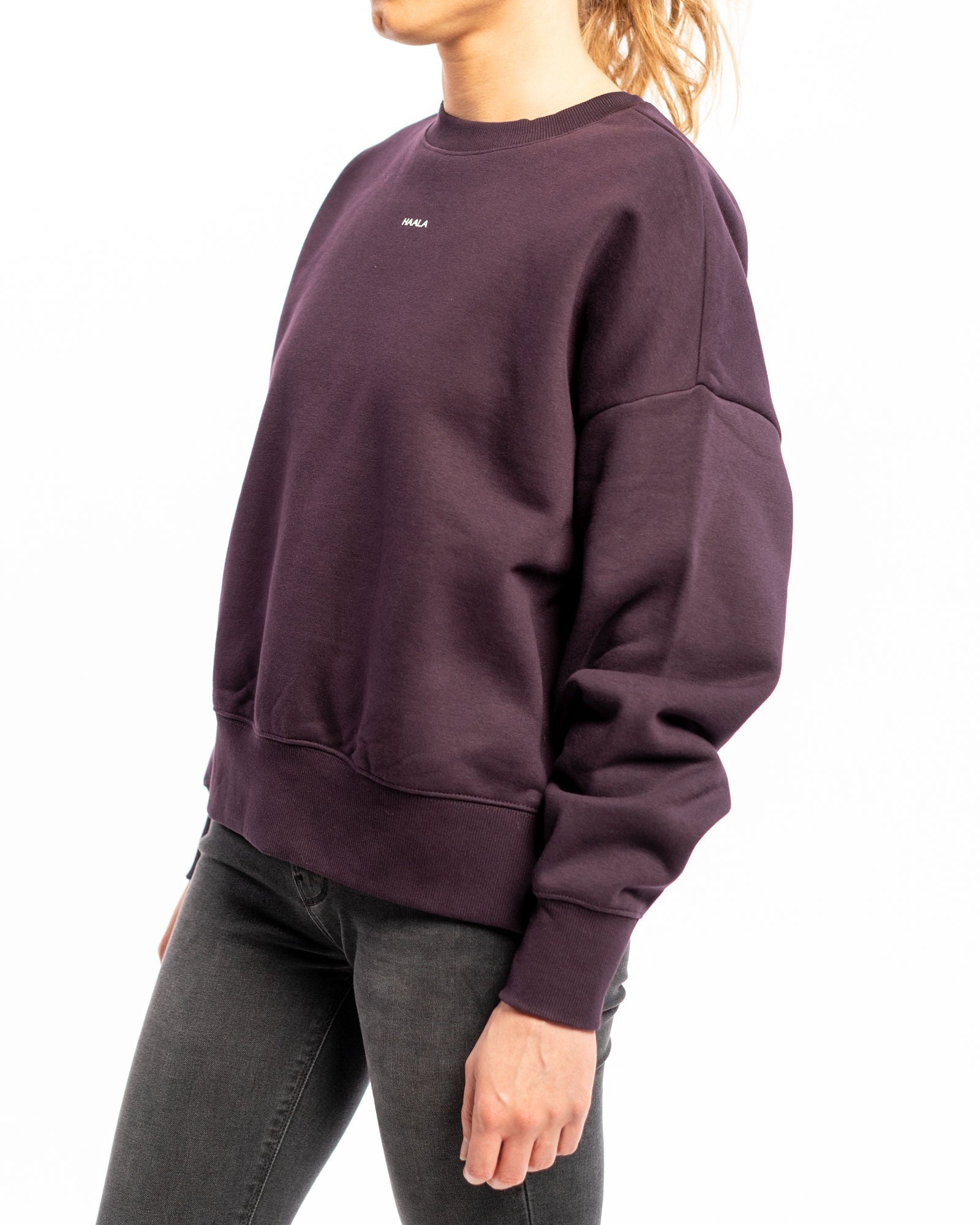 Heavy Crew Sweatshirt: Plum