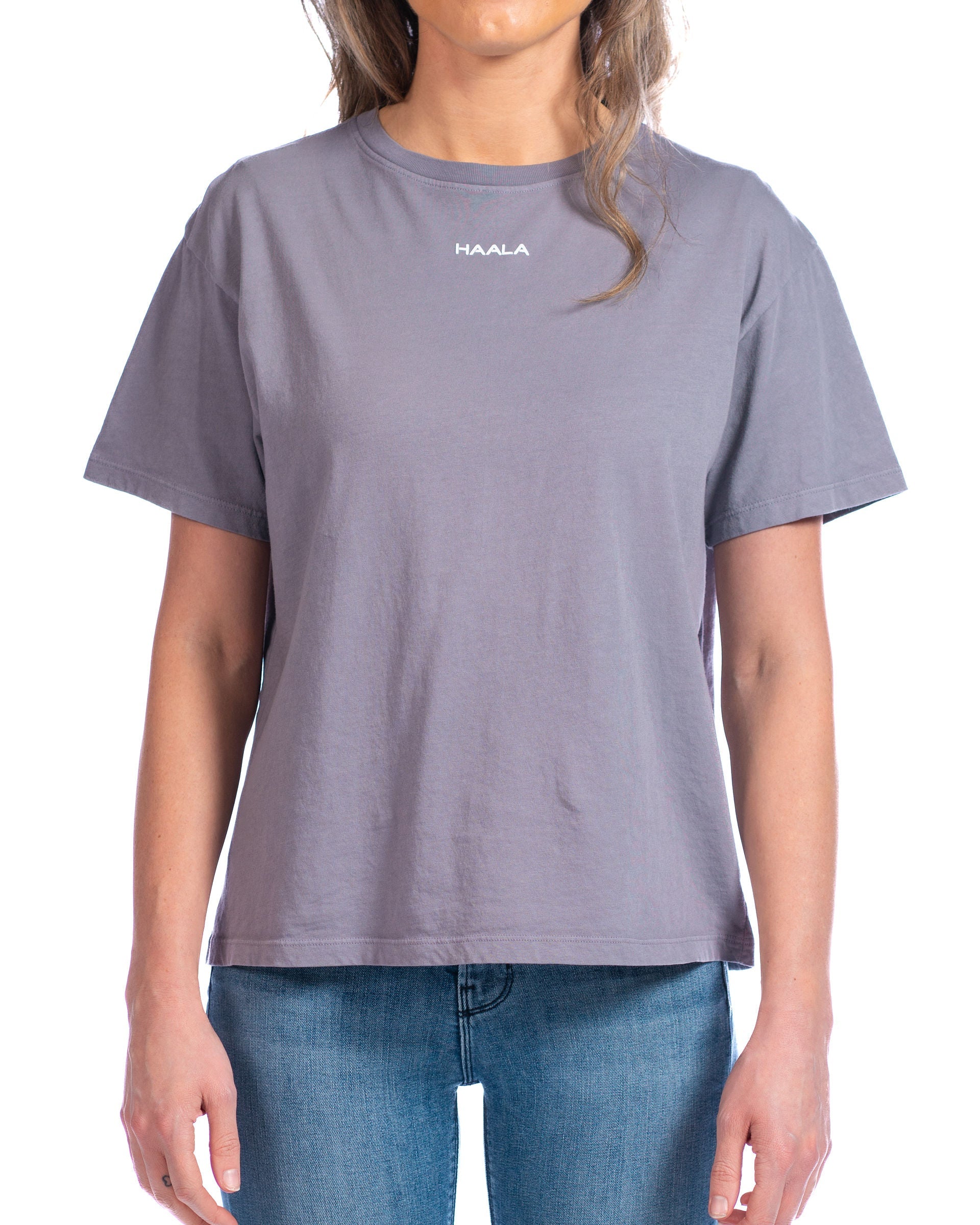 Relaxed Crew T-shirt : Lavender Grey