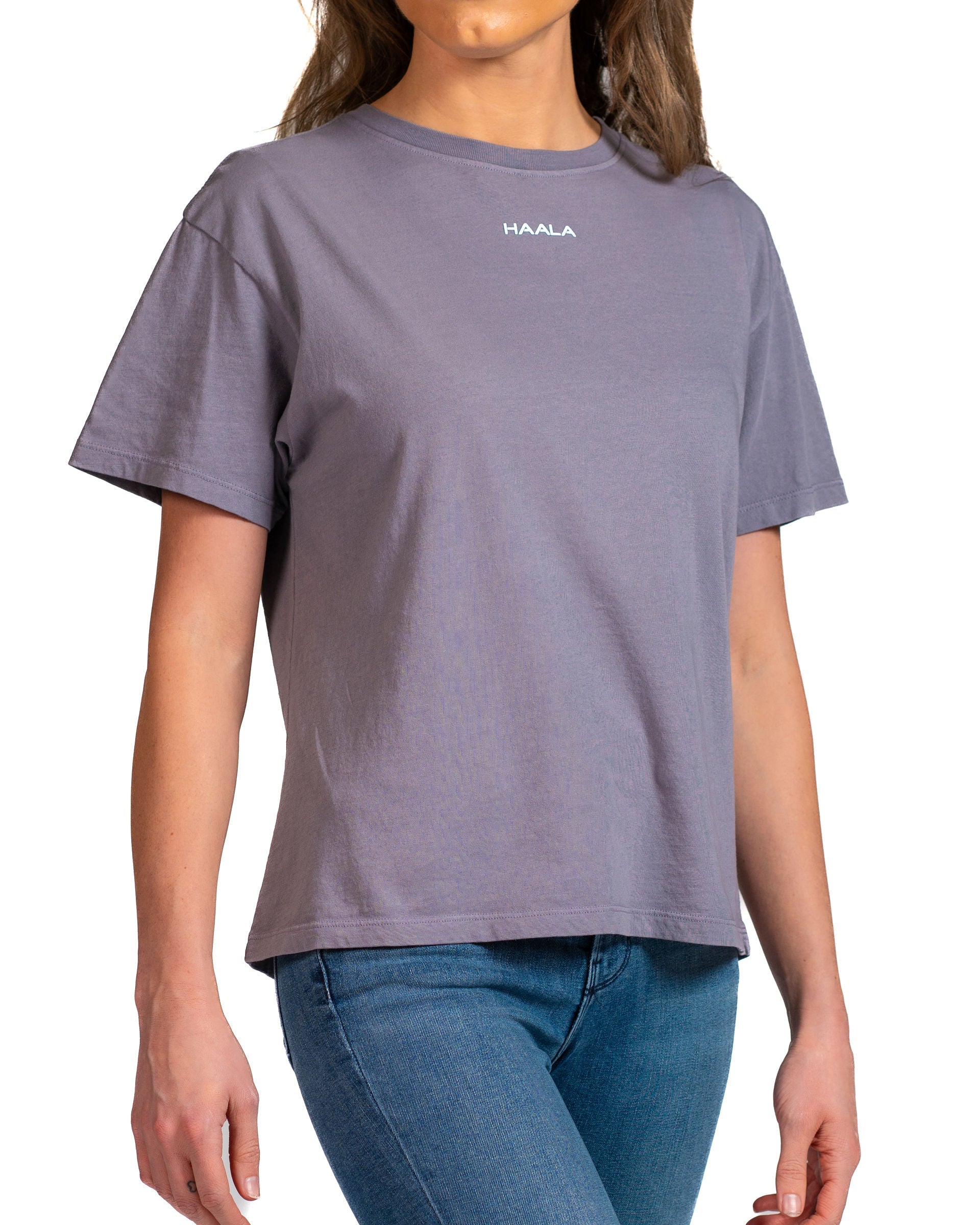 Relaxed Crew T-shirt : Lavender Grey