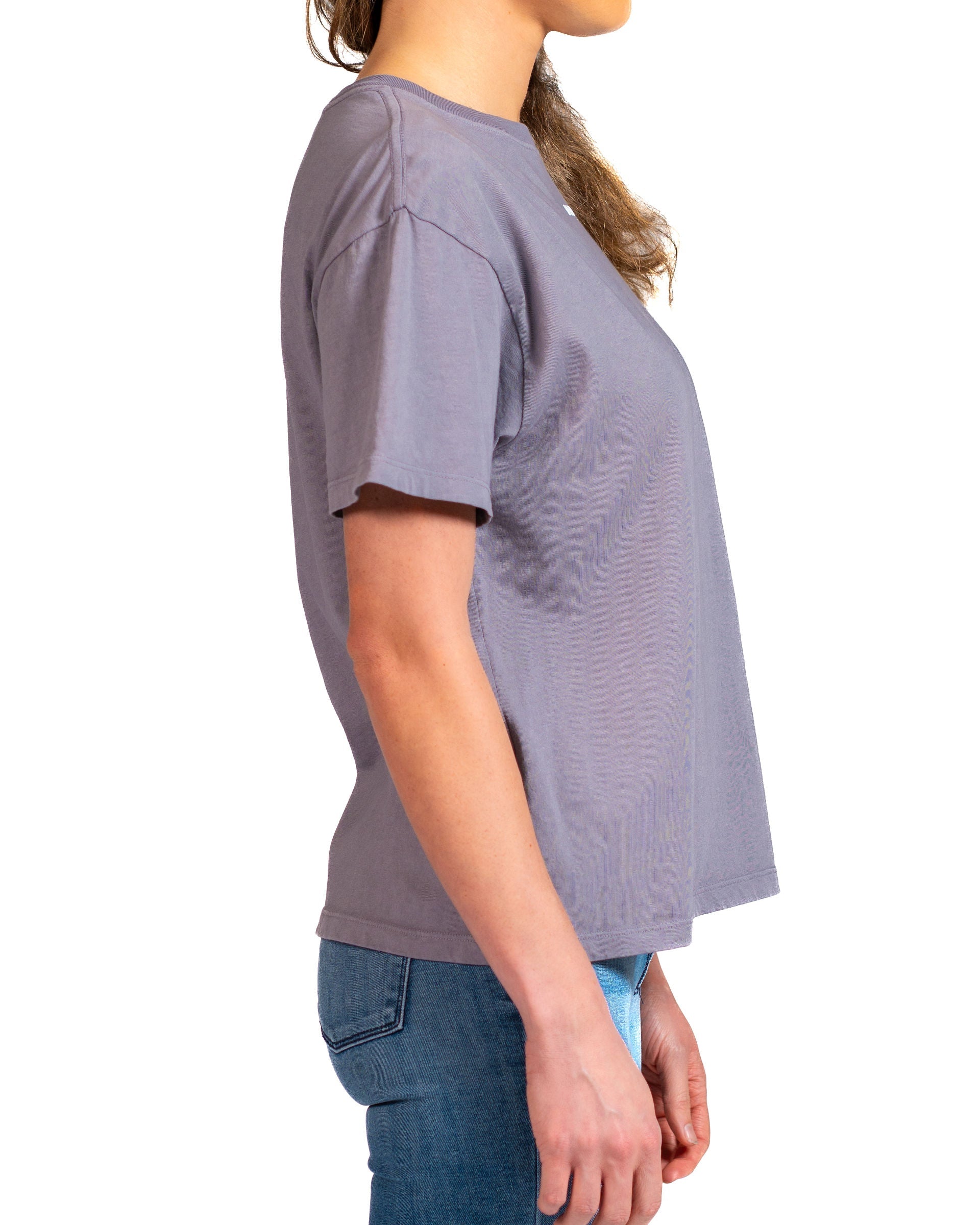 Relaxed Crew T-shirt : Lavender Grey