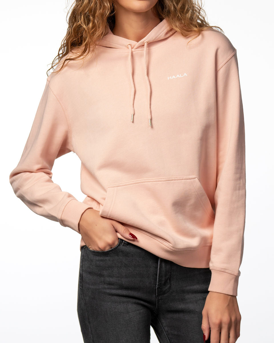 Hooded Sweatshirt: Pink (FT)