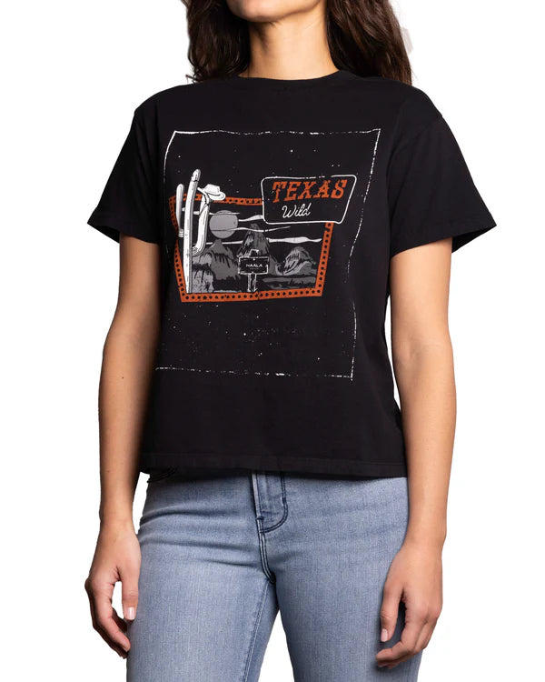 RELAXED CREW T-SHIRT : TEXAS WILD