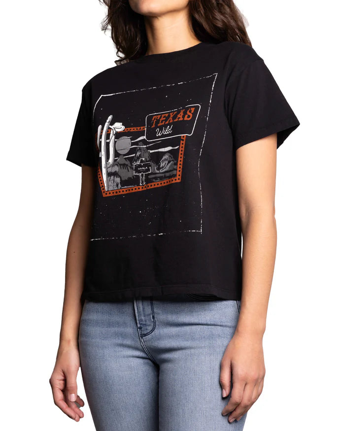 RELAXED CREW T-SHIRT : TEXAS WILD