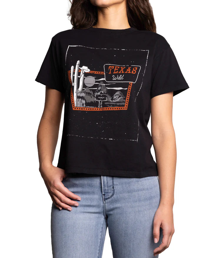 RELAXED CREW T-SHIRT : TEXAS WILD