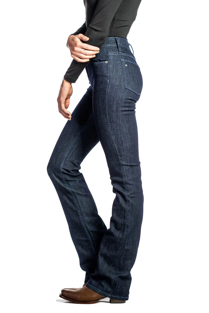 VENICE : BOOTCUT (MIDNIGHT) DUSK BLUE STITCH