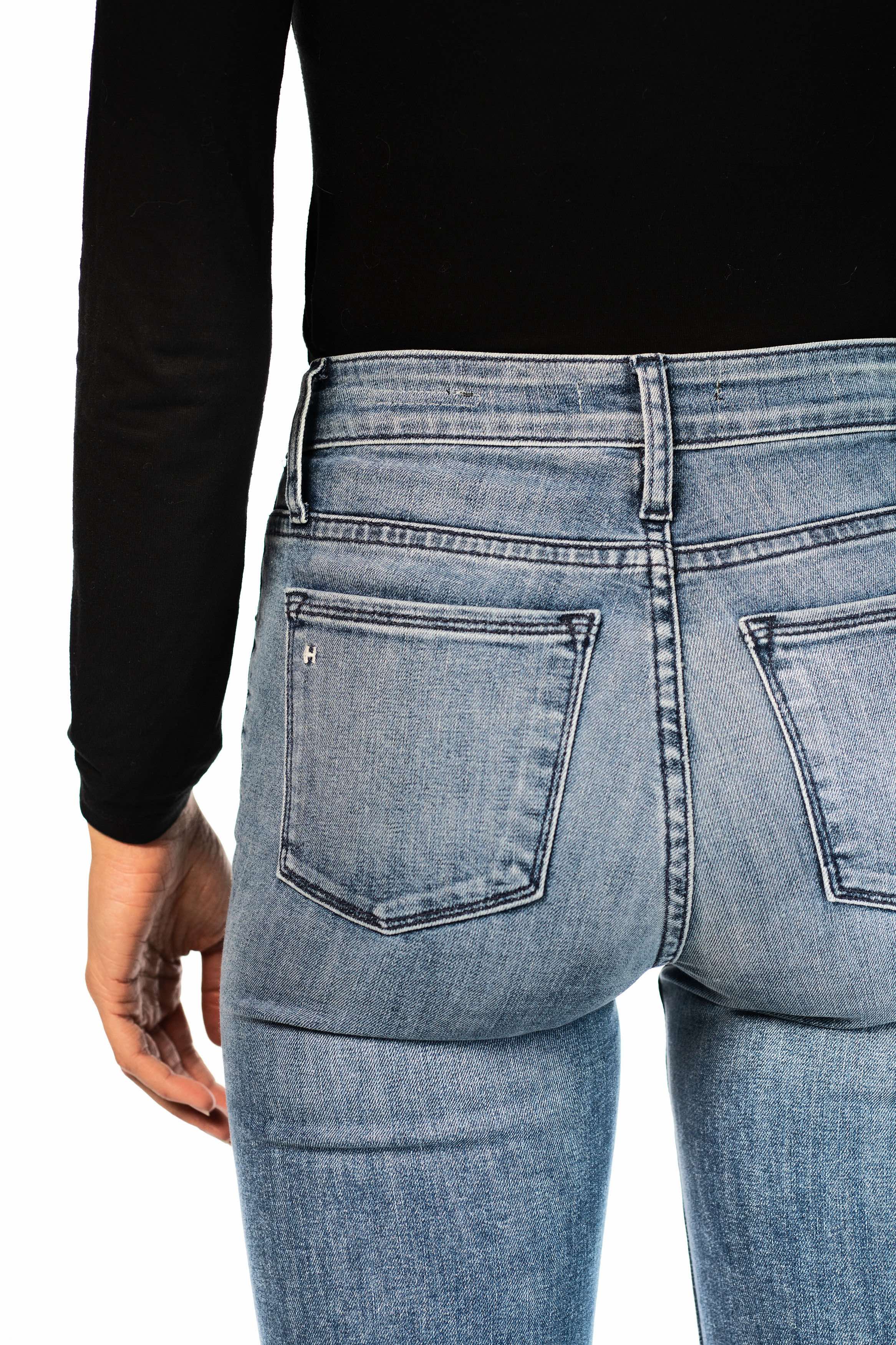 WESTERLY : Straight Leg (Vintage Blue) Navy Stitch